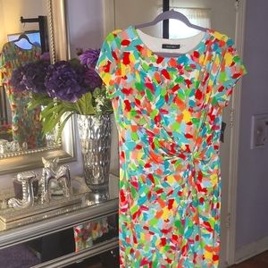 Abstract Print Ellen Tracy Dress